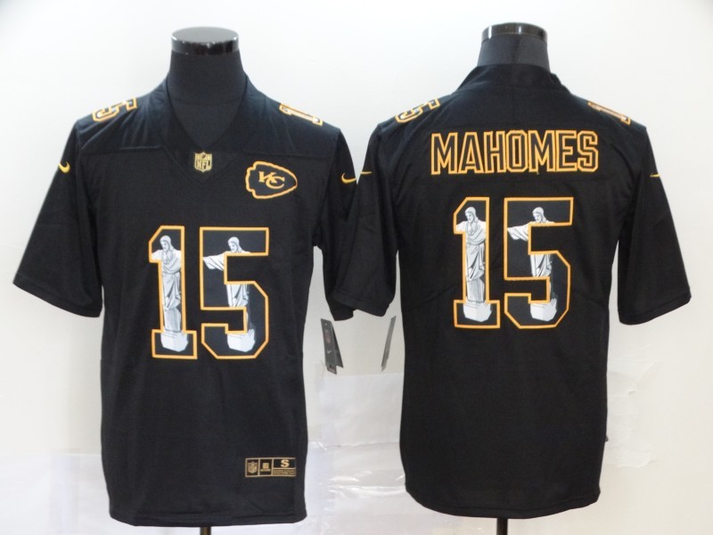 2022 Men Kansas City Chiefs 15 Patrick Mahomes Nike black limited NFL Jersey